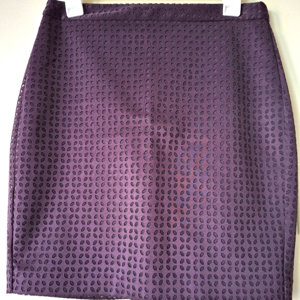 Banana Republic Purple Pencil Skirt - 4